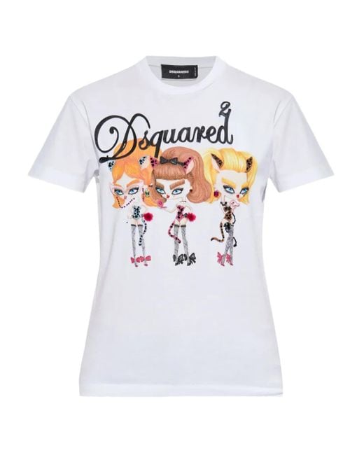 T-Shirts DSquared² de color White
