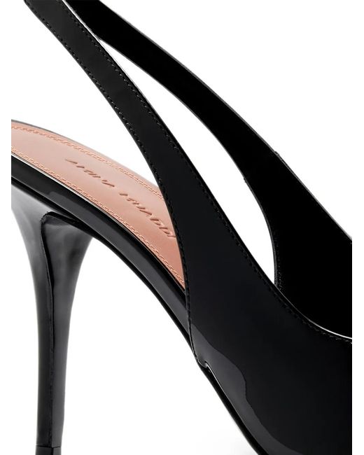AMINA MUADDI Black Anok Patent Leather Pumps