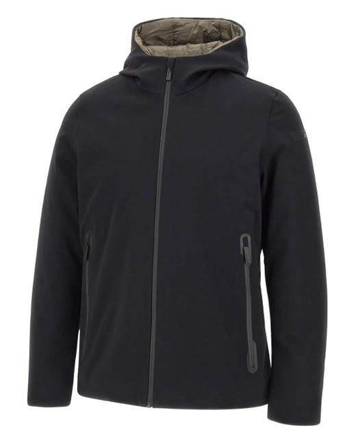 Rrd Blue Hooded Padded Jacket for men