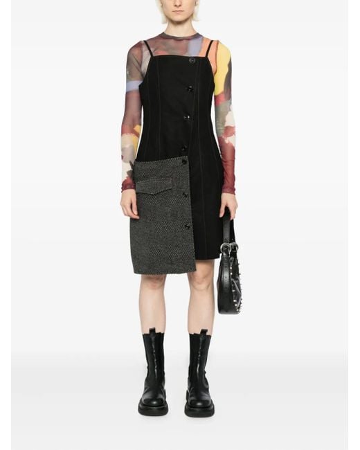 ANDERSSON BELL Black Patchwork Dress