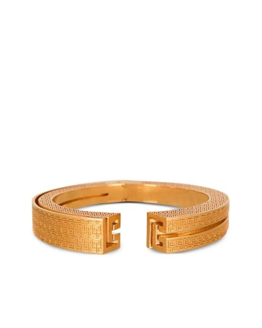 Balmain Orange Armreif Mit Pb-Monogramm