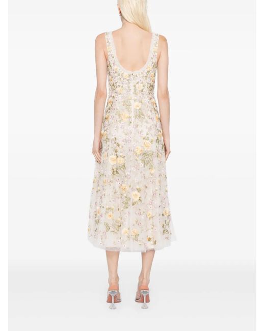 Needle & Thread Natural Florine Dress
