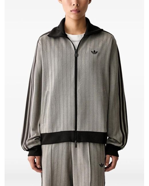 Adidas Gray Tracktop Og Tweed
