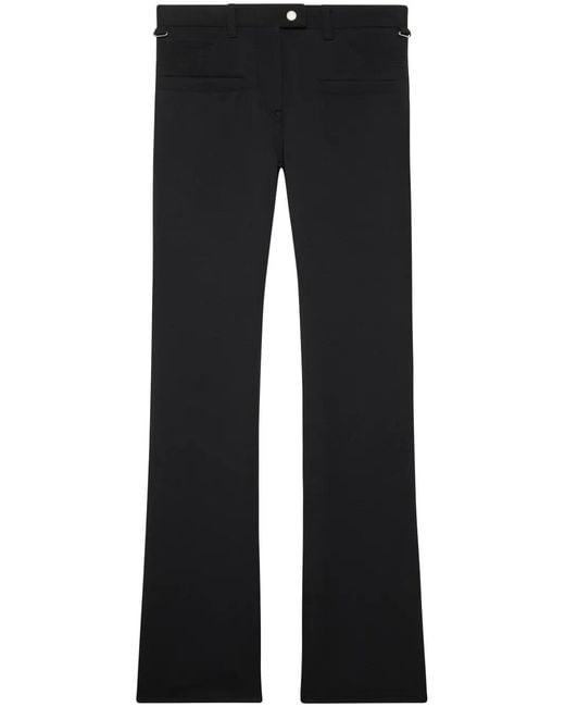 Courreges Blue Heritage Low-Rise Trousers