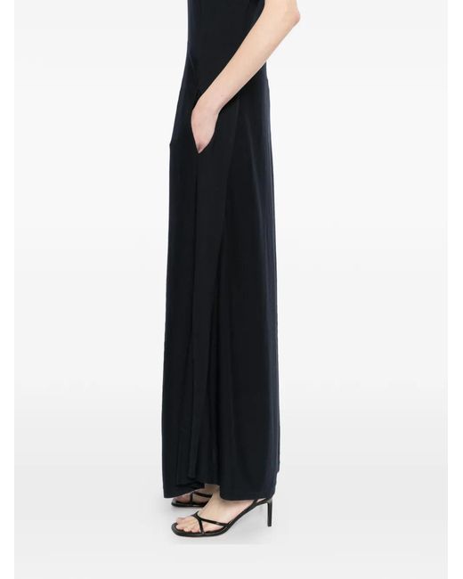 N.Peal Cashmere Black Sleeveless Maxi Dress