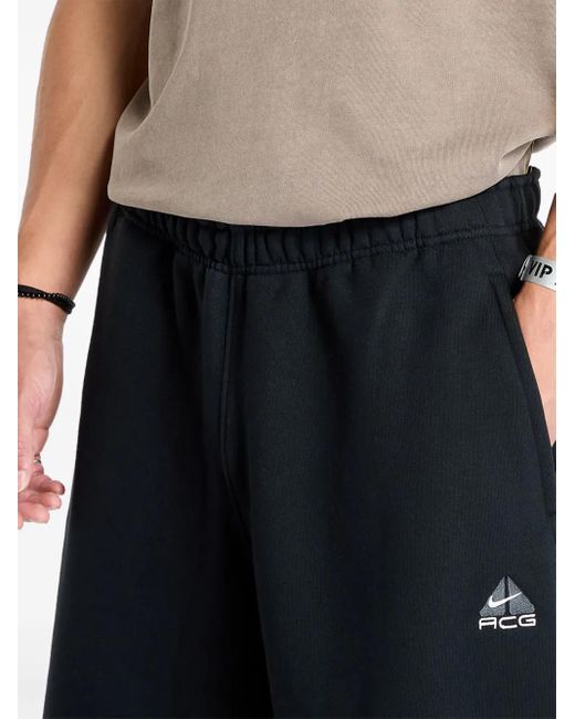 Nike Blue X Acg Lungs Logo Fleece Track Pants