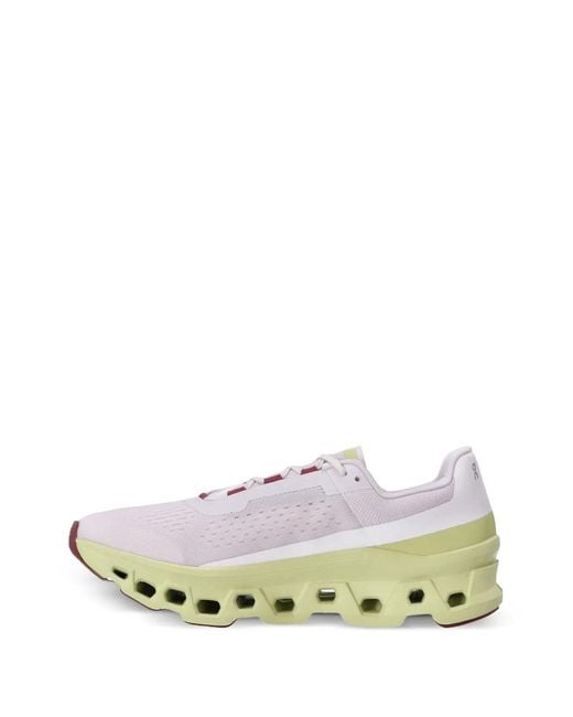 On Shoes White Cloudmster Sneakers for men