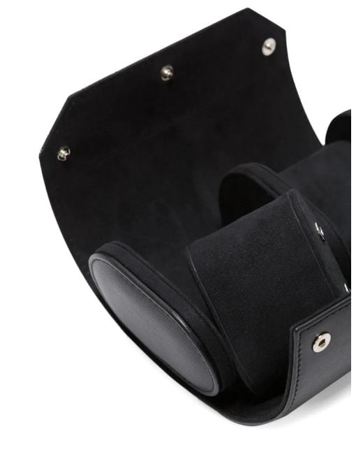 AU DEPART Black Geometric-Print Watch Case