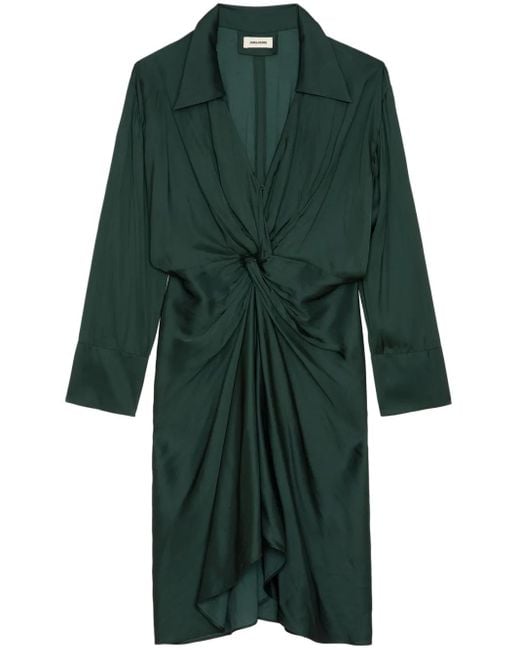 Zadig & Voltaire Green Rozo Kleid