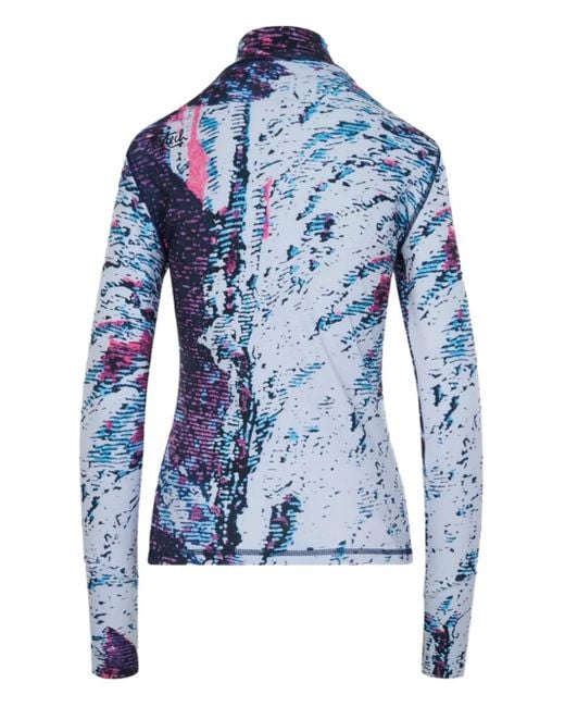 Aztech Mountain Blue Aztech Base-Layer Top
