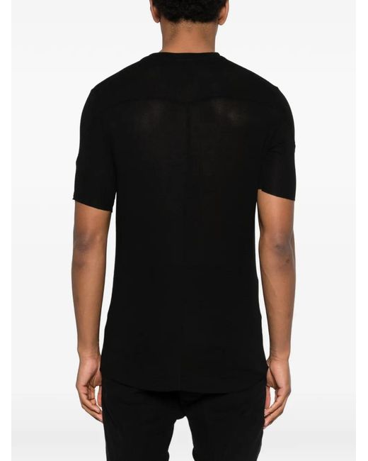 Thom Krom Black Crew-Neck T-Shirt for men