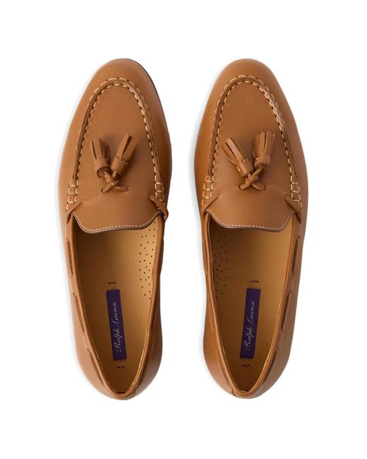 Ralph Lauren Briar Tassel-Detail Loafers in Brown | Lyst display picture 1