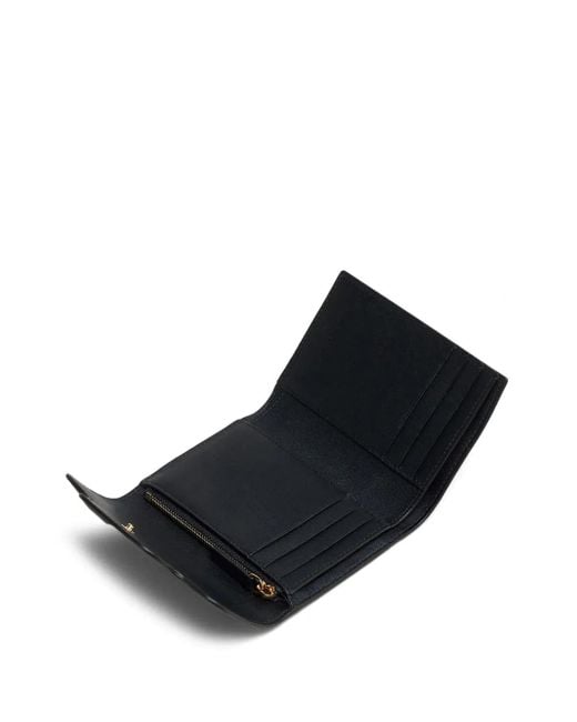 Marni Blue Trunkaroo Trifold Leather Wallet