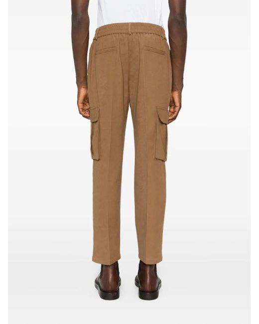 Imperial Natural Drawstring-Waist Cargo Trousers for men