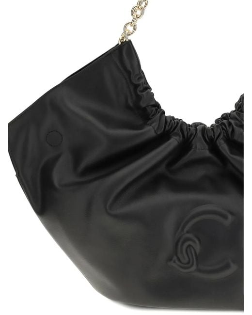 Coccinelle Black Medium Smash Leather Shoulder Bag