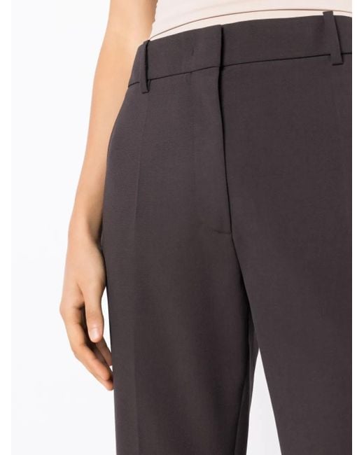 Valentino Garavani Black High-Waisted Flared Trousers