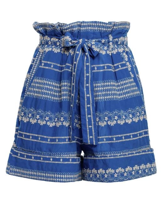 Shorts Adisson di Agua Bendita in Blue