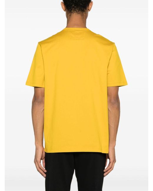 T-shirt Metropolis Series di C P Company in Yellow da Uomo