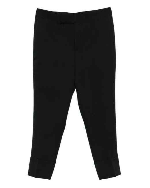 SAPIO Black Tailored Trousers