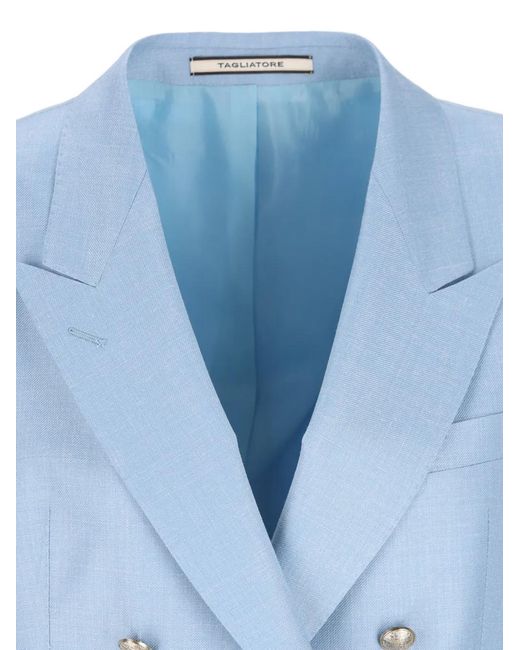 Tagliatore Blue "Parigi" Jacket