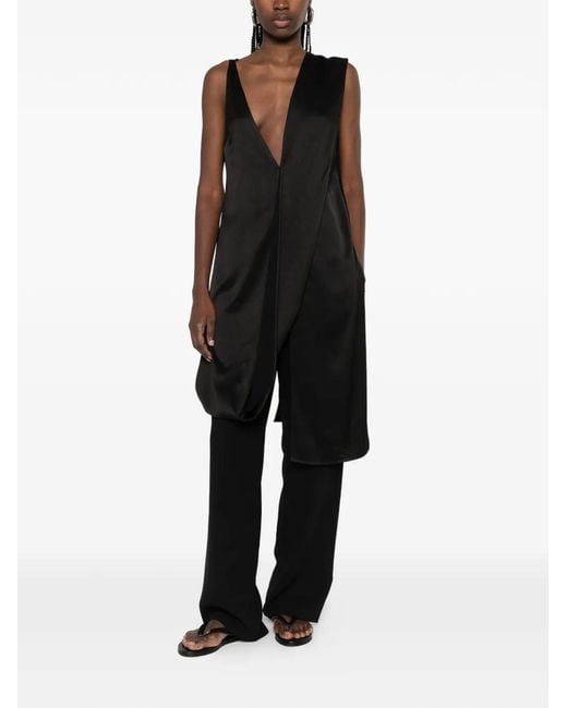 Esse Studios Black V-Neck Top
