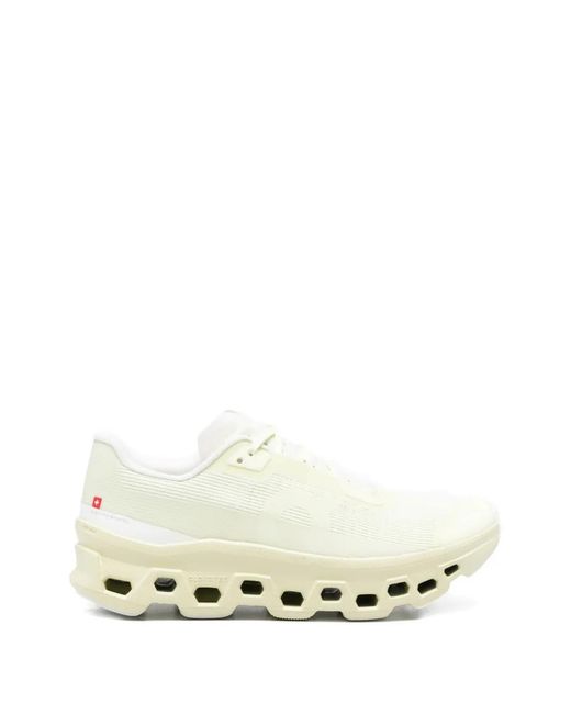 On Shoes White Cloudmster Void Sneakers