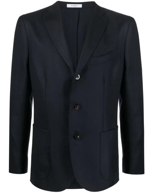 Boglioli Blue Jacket for men