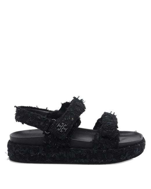 Tory Burch Black Kira Burch Sandal