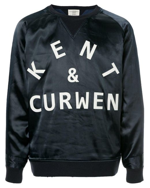 Kent & Curwen Black Logo Print Sweatshirt for men