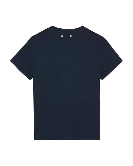 Vilebrequin Blue Crew-Neck Cotton T-Shirt for men