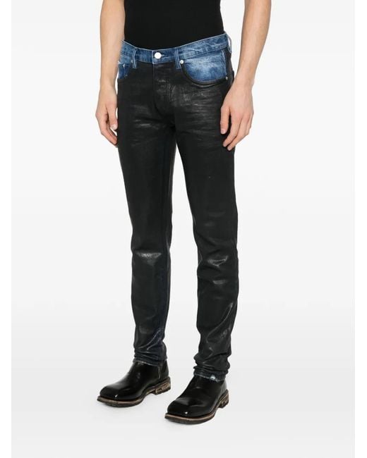Purple Brand Jean Skinny P001 À Fini Enduit in Blue for Men | Lyst