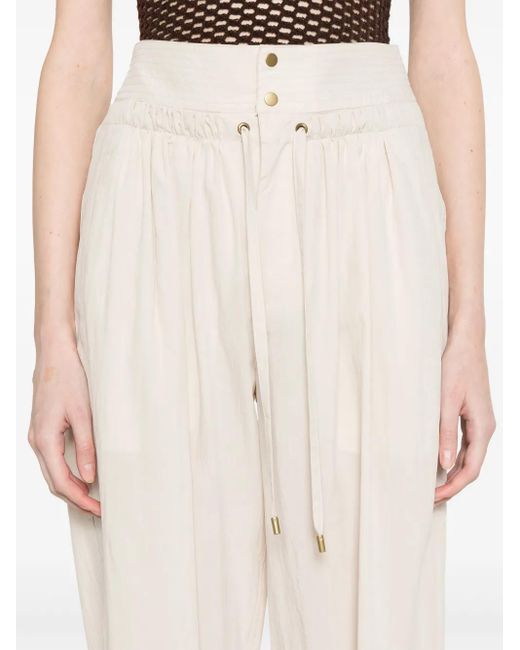 Isabel Marant White Gleen Trousers