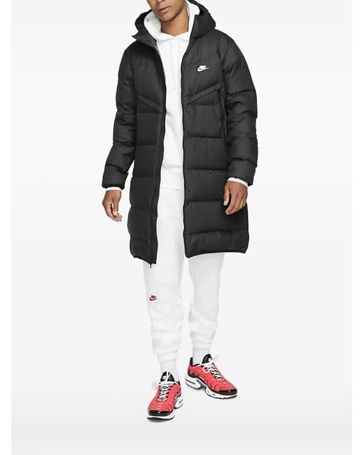 Nike Black Hooded Coat for men