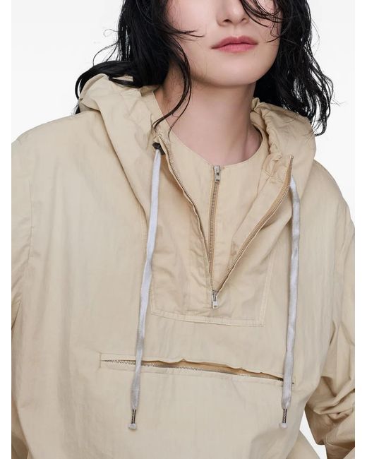 Maison Margiela Natural Drawstring Hoodie
