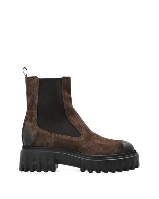 Hogan Black Chelsea Boots H700