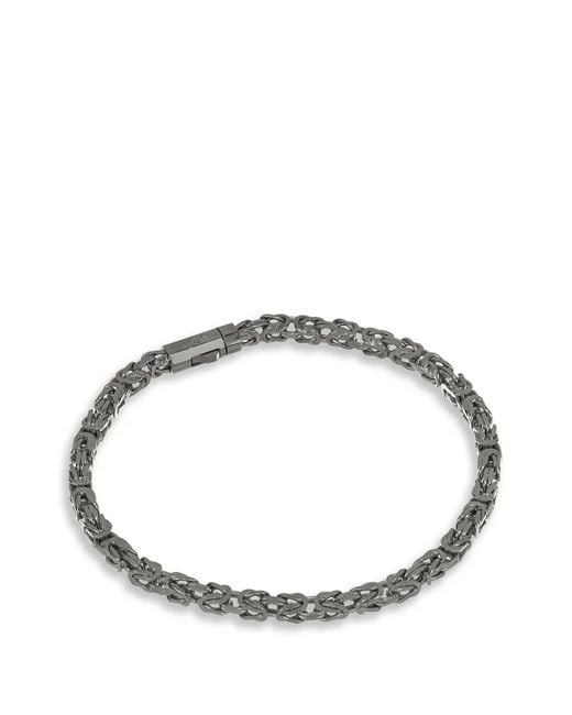 Desmo Metallic Bizantina Woven-Chain Bracelet for men