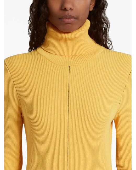 Marni Yellow Marine Dresses