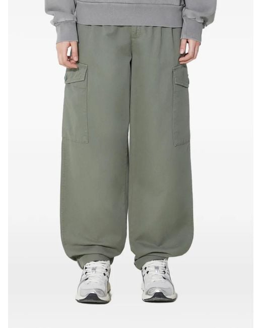 Carhartt Green Cargo-Pocket Trousers