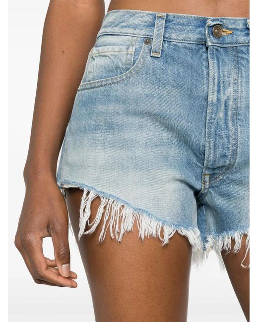 Alanui Blue Kerala Denims Shorts