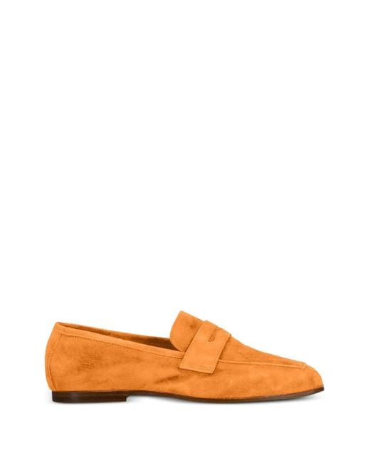 SOPHIQUE Orange Essenziale Suede Loafers