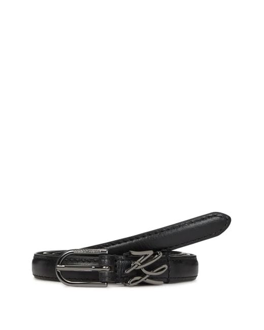 Karl Lagerfeld White K/Autograph Gürtel