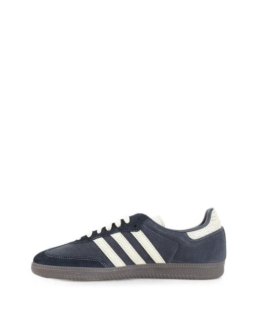 Adidas Blue Samba Sneakers for men
