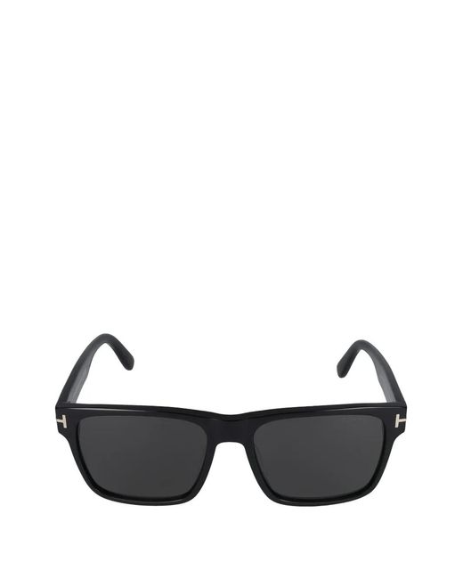 Tom Ford Black Square-Frame Sunglasses