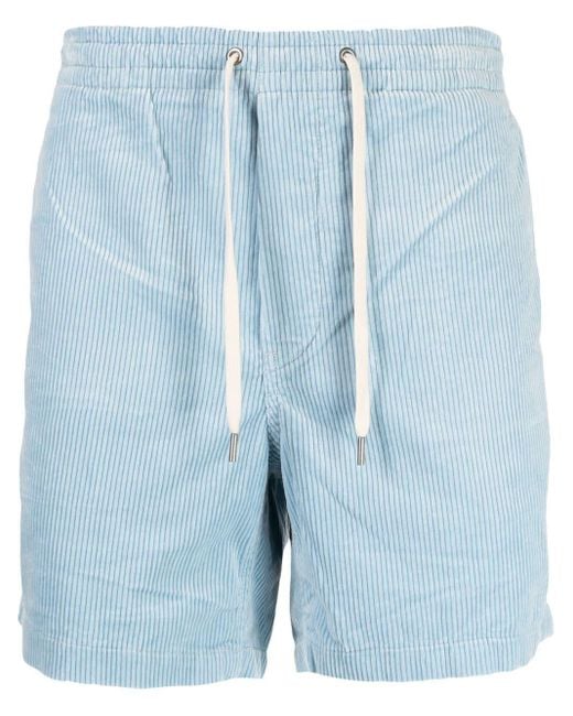 Polo Ralph Lauren Corduroy Drawstring Shorts in Blue for Men Lyst Canada