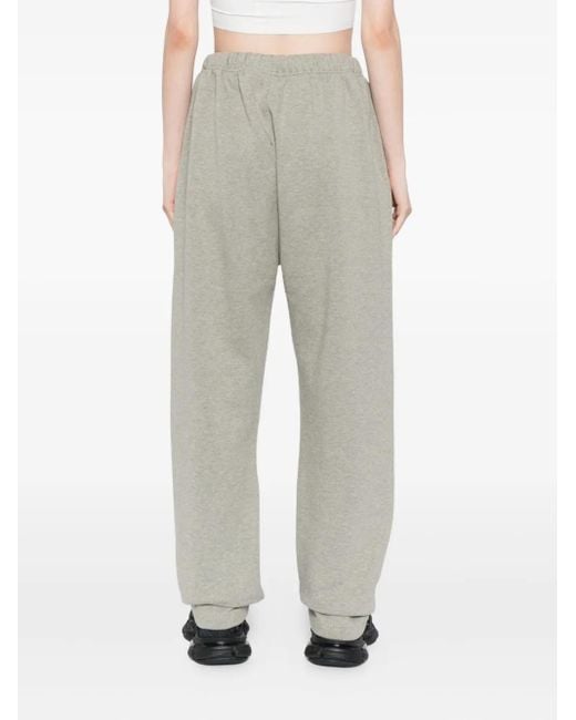 Fear Of God Gray Logo-Embossed Trousers