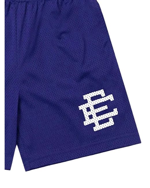 Eric Emanuel Blue Basic Mesh Shorts for men