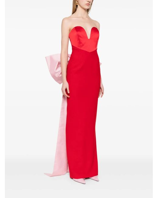 The New Arrivals Ilkyaz Ozel Red Vera Gown