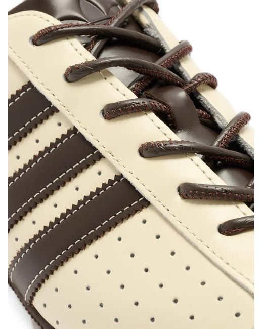Adidas White Japan Lux Perforated Leather Sneakers