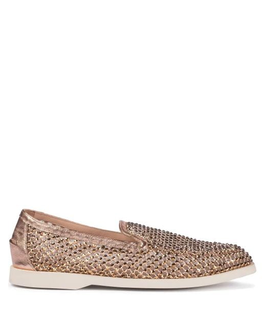 Le Silla Brown Gilda Loafers