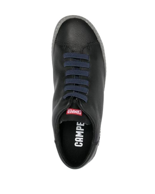 Camper Gray Peu Suede Low-Top Sneakers